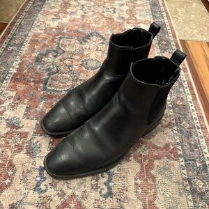Coach Black Leather Men's Ankle Boots